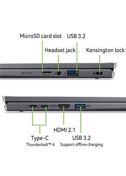 ACER Swift GO 16" WQXGA+ 155H/32/1/Int/W11 gray ACER Swift GO 16" WQXGA+ 155H/32/1/Int/W11 gray