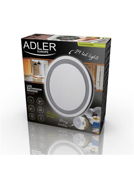 ADLER AD 2168, Zrkadlo s LED svetlom ADLER AD 2168, Zrkadlo s LED svetlom