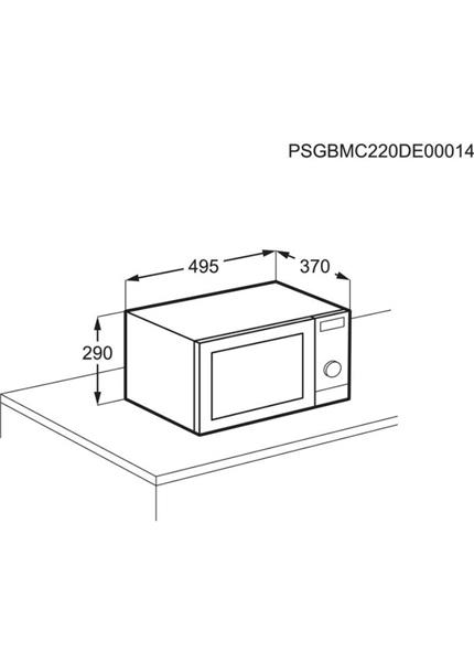AEG Mikrovlnná rúra MFB295DB AEG Mikrovlnná rúra MFB295DB