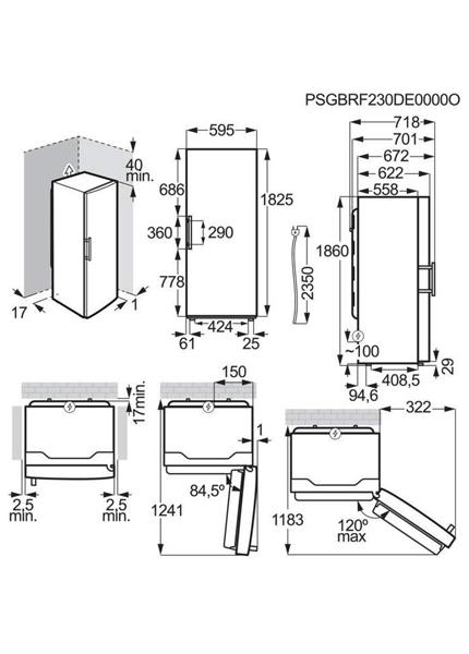 AEG Skriňová mraznička OAG7M281EW AEG Skriňová mraznička OAG7M281EW