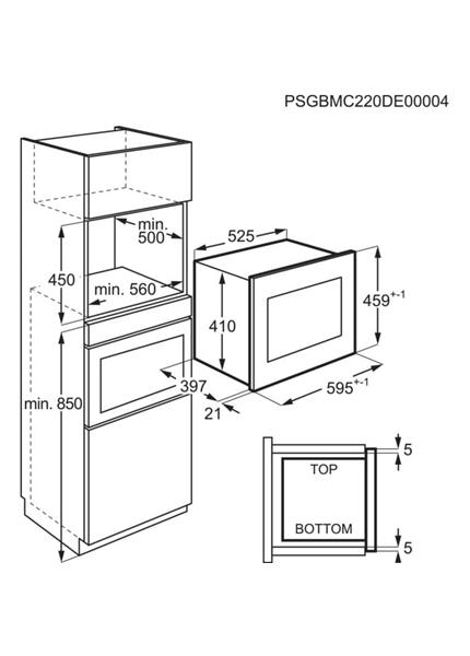 AEG Vstavaná rúra NMB6G261UB AEG Vstavaná rúra NMB6G261UB