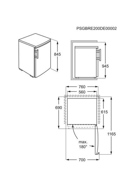 AEG Vstavaná skriňová mraznička ATB48E1AW AEG Vstavaná skriňová mraznička ATB48E1AW