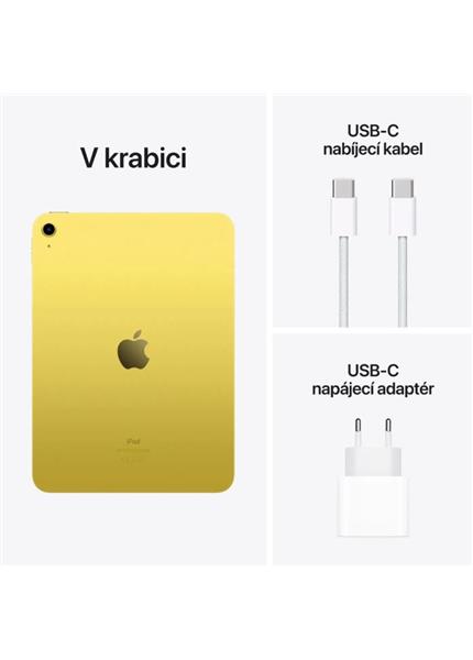APPLE iPad 10,9" (2024) 256GB WiFi+Cell, Yellow APPLE iPad 10,9" (2024) 256GB WiFi+Cell, Yellow