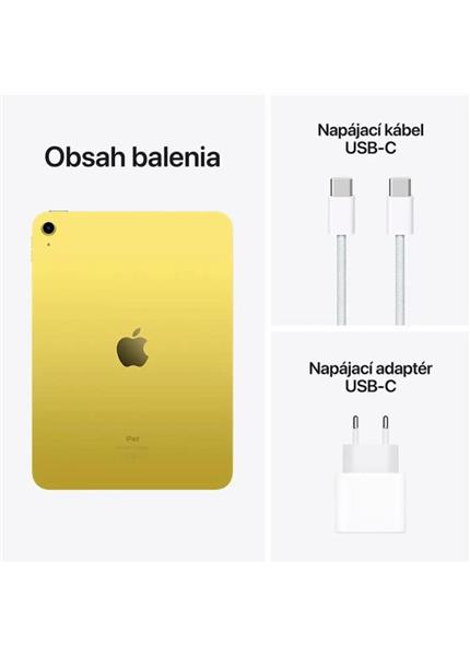 APPLE iPad 10,9" (2024) 256GB WiFi, Yellow APPLE iPad 10,9" (2024) 256GB WiFi, Yellow