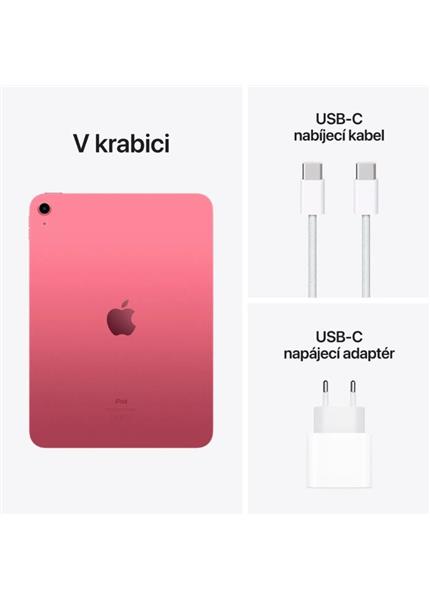 APPLE iPad 10,9" (2024) 64GB WiFi+Cell, Pink APPLE iPad 10,9" (2024) 64GB WiFi+Cell, Pink