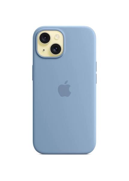 APPLE iPhone 15 Silicone Case, MagSafe, Winter Blu APPLE iPhone 15 Silicone Case, MagSafe, Winter Blu