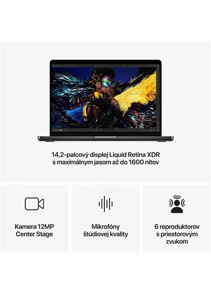 APPLE MacBook Pro (2024) 14,2" M4 Pro/24/5/I/Blk APPLE MacBook Pro (2024) 14,2" M4 Pro/24/5/I/Blk