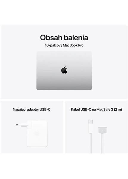 APPLE MacBook Pro (2024) 16,2" M4 Pro/24/5/I/Sil APPLE MacBook Pro (2024) 16,2" M4 Pro/24/5/I/Sil
