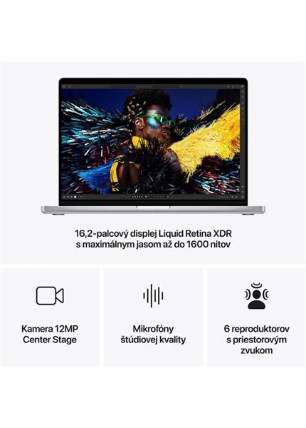 APPLE MacBook Pro (2024) 16,2" M4 Pro/24/5/I/Sil APPLE MacBook Pro (2024) 16,2" M4 Pro/24/5/I/Sil