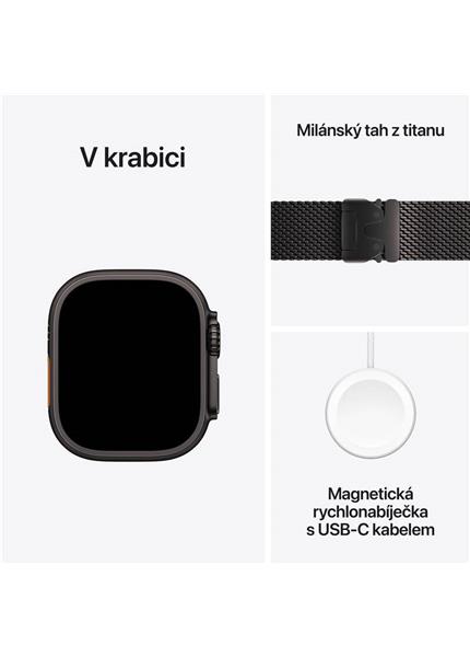APPLE Watch ULTRA 2GPS+CE, 49mm Bl Ti BTM Loop S APPLE Watch ULTRA 2GPS+CE, 49mm Bl Ti BTM Loop S