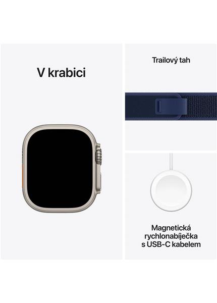 APPLE Watch ULTRA 2GPS+CE, 49mm Na Ti Bl Tr L M/L APPLE Watch ULTRA 2GPS+CE, 49mm Na Ti Bl Tr L M/L