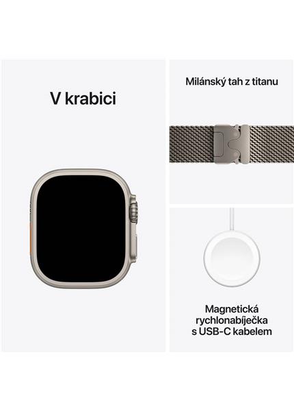 APPLE Watch ULTRA 2GPS+CE, 49mm Na Ti Na Ti Mil S APPLE Watch ULTRA 2GPS+CE, 49mm Na Ti Na Ti Mil S