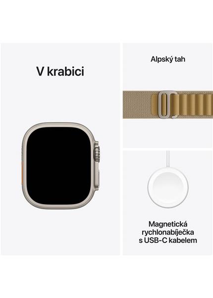 APPLE Watch ULTRA 2GPS+CE, 49mm Na Ti Ta Al L Larg APPLE Watch ULTRA 2GPS+CE, 49mm Na Ti Ta Al L Larg