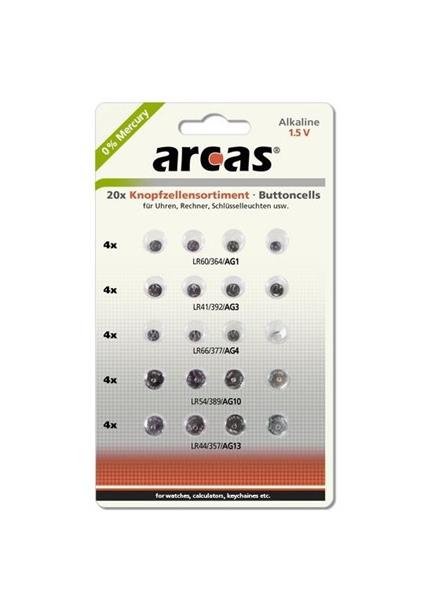 ARCAS Batérie 4xAG1/4xAG3/4xAG4/4xAG10/4xAG13 ARCAS Batérie 4xAG1/4xAG3/4xAG4/4xAG10/4xAG13