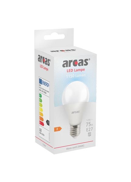 ARCAS LED žiarovka E27/12W/3000K/1150lm ARCAS LED žiarovka E27/12W/3000K/1150lm