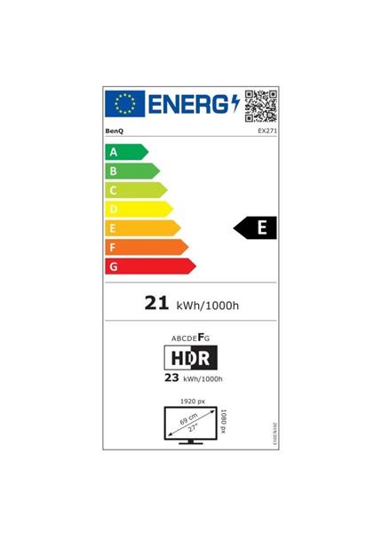 BENQ EX271, LED Monitor 27", FHD, 180Hz, bie-čie BENQ EX271, LED Monitor 27", FHD, 180Hz, bie-čie