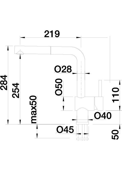 BLANCO LINUS-S antracit, Kuchynská batéria BLANCO LINUS-S antracit, Kuchynská batéria