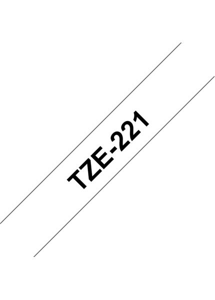 BROTHER TZe-221, čierna na bielej, Páska (12mm) BROTHER TZe-221, čierna na bielej, Páska (12mm)