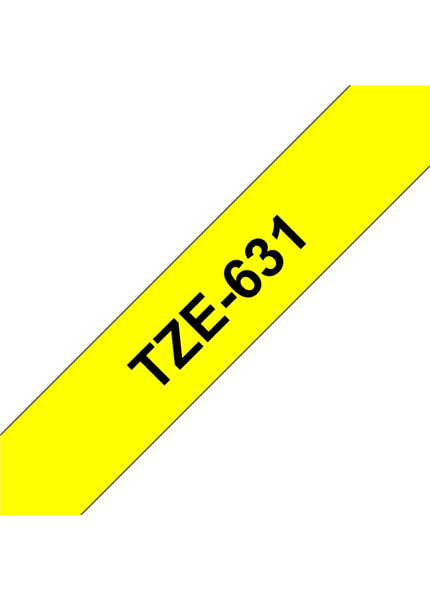 BROTHER TZe-631, čierna na žltej, Páska (12mm) BROTHER TZe-631, čierna na žltej, Páska (12mm)