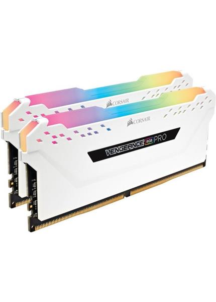 CORSAIR RGB Pro White 2x8G/DDR4/3600MHz/CL18/1.35V CORSAIR RGB Pro White 2x8G/DDR4/3600MHz/CL18/1.35V