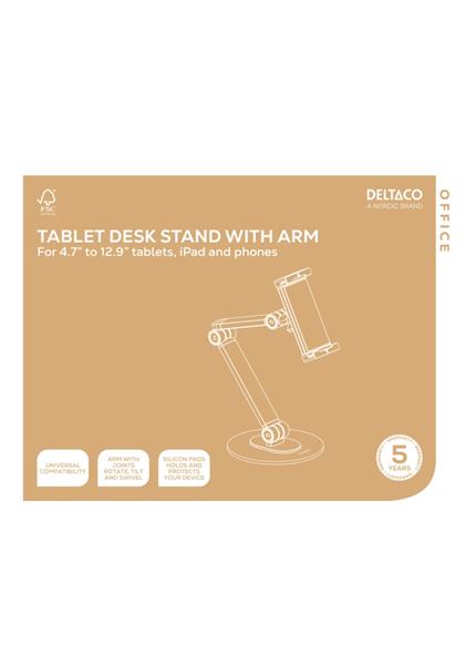 DELTACO ARM-0560, Držiak na tablet 4,7"-12,9" DELTACO ARM-0560, Držiak na tablet 4,7"-12,9"
