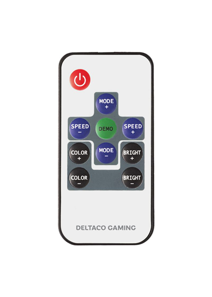 DELTACO GAM-086, RGB Herná stolička čierna DELTACO GAM-086, RGB Herná stolička čierna