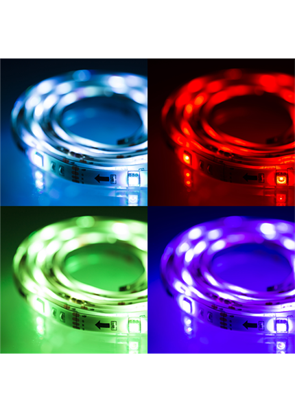 DELTACO GAM-114, LED Pásik, 2x 50cm, RGB DELTACO GAM-114, LED Pásik, 2x 50cm, RGB