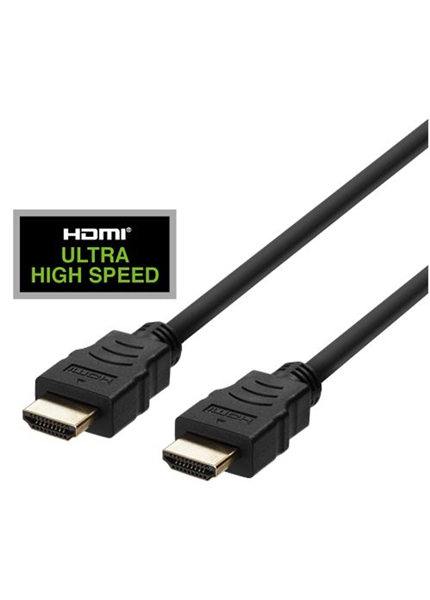 DELTACO Kábel HDMI 2.1 M/M 1m, 8K Ultra High, čier DELTACO Kábel HDMI 2.1 M/M 1m, 8K Ultra High, čier