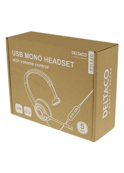 DELTACO Office USB Mono Headset DELTACO Office USB Mono Headset
