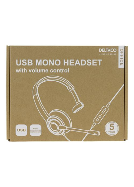 DELTACO Office USB Mono Headset DELTACO Office USB Mono Headset