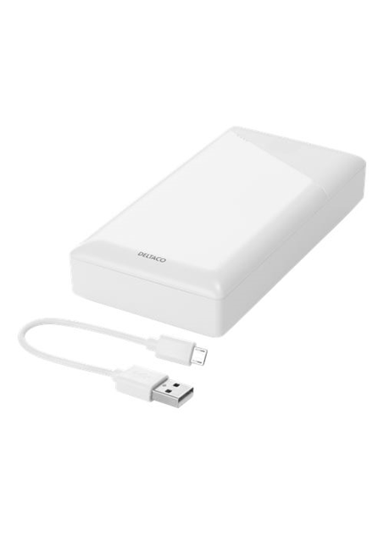 DELTACO PB-A1002, Powerbank 20000mAh, biela DELTACO PB-A1002, Powerbank 20000mAh, biela