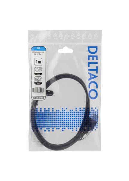 DELTACO USB3-241,Kábel USB 3.1 A-A  1m predlžovací DELTACO USB3-241,Kábel USB 3.1 A-A  1m predlžovací