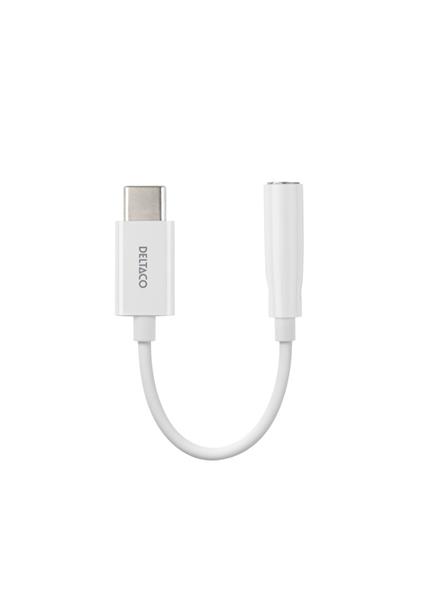 DELTACO USBC-1145, USB-C samec/Jack 3.5mm samica DELTACO USBC-1145, USB-C samec/Jack 3.5mm samica