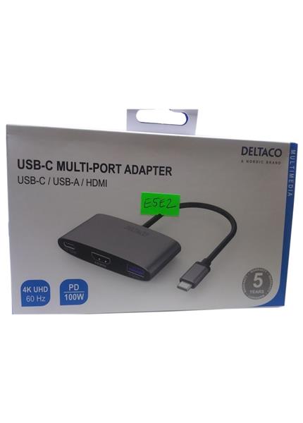 DELTACO USBC-HDMI22, Adaptér USB-C/HDMI, 4K@60Hz DELTACO USBC-HDMI22, Adaptér USB-C/HDMI, 4K@60Hz