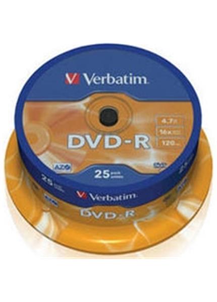 DVD - R Verbatim 4.7GB 16x CAKE 25pcs 43522 DVD - R Verbatim 4.7GB 16x CAKE 25pcs 43522