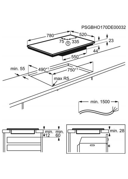 ELECTROLUX Indukčná varná doska EIS8648 ELECTROLUX Indukčná varná doska EIS8648