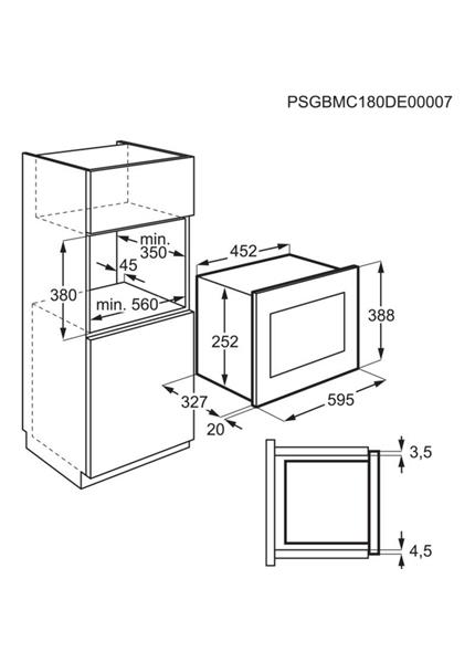 ELECTROLUX Vstavaná mikrovlnná rúra LMS2203EMX ELECTROLUX Vstavaná mikrovlnná rúra LMS2203EMX