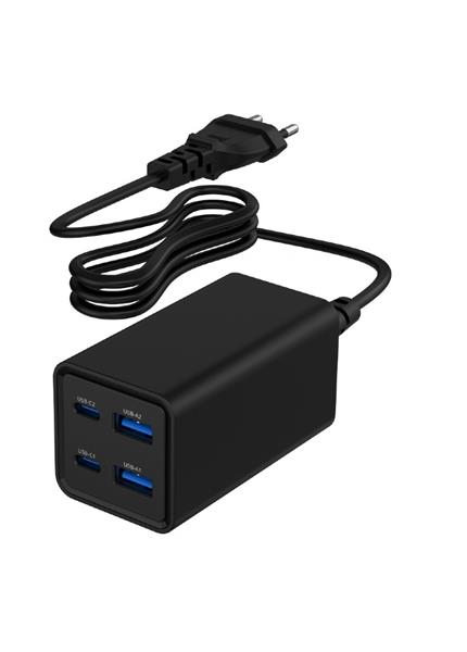 GAMBIRD GaN, 2xType C/2xUSB, Nabíjačka 65W GAMBIRD GaN, 2xType C/2xUSB, Nabíjačka 65W