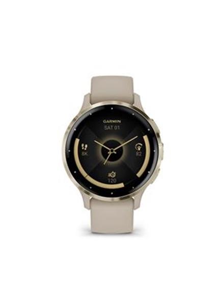 GARMIN VENU 3S, Smart hodinky, French Gray/Soft Go GARMIN VENU 3S, Smart hodinky, French Gray/Soft Go