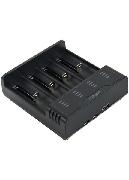 GEMBIRD Ni-MH + Li-ion Fast Battery Charger, black GEMBIRD Ni-MH + Li-ion Fast Battery Charger, black