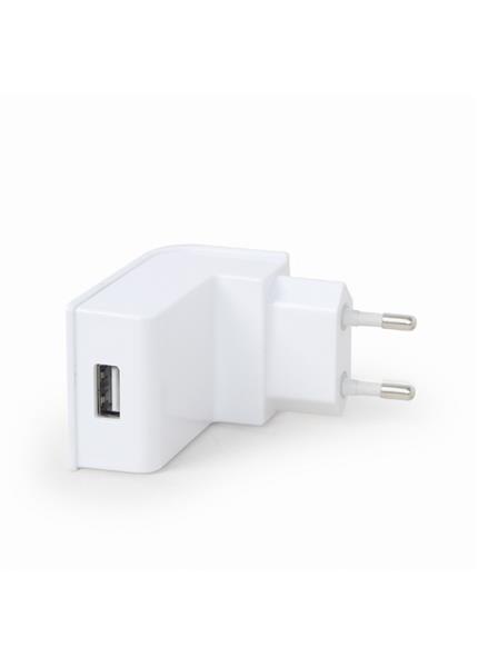 GEMBIRD Universal USB charger, 2.1 A, white color GEMBIRD Universal USB charger, 2.1 A, white color