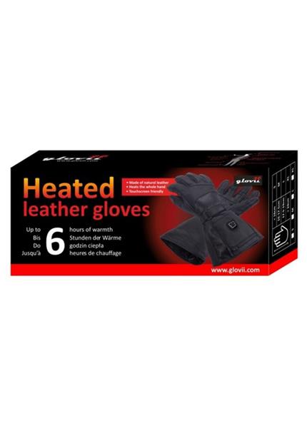 GLOVII Ski Leather, Vyhrievané rukavice, XL, čier GLOVII Ski Leather, Vyhrievané rukavice, XL, čier
