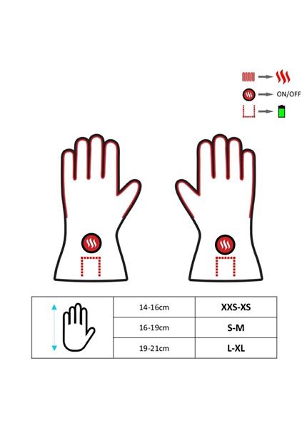 GLOVII Universal, Vyhrievané rukavice, L-XL, čer GLOVII Universal, Vyhrievané rukavice, L-XL, čer