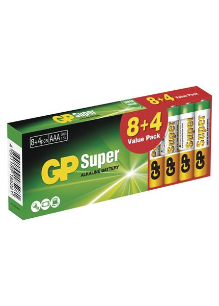 GP Super LR03 (AAA), Batérie, 12ks GP Super LR03 (AAA), Batérie, 12ks