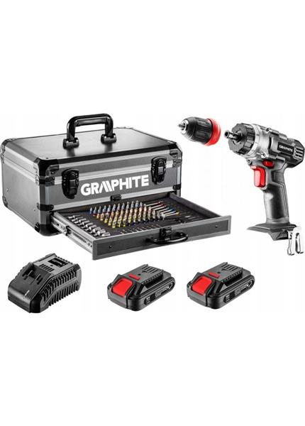 GRAPHITE ACCU ENERGY+, Vŕtací skrutkovač+príslušen GRAPHITE ACCU ENERGY+, Vŕtací skrutkovač+príslušen
