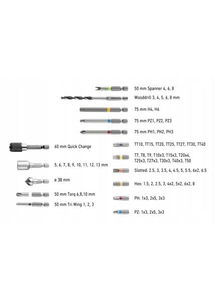 GRAPHITE ACCU ENERGY+, Vŕtací skrutkovač+príslušen GRAPHITE ACCU ENERGY+, Vŕtací skrutkovač+príslušen
