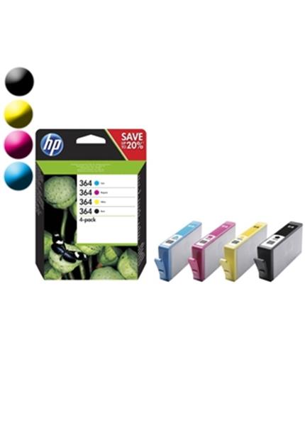 HP 364 CMYK Ink Cartridge Combo 4-Pack HP 364 CMYK Ink Cartridge Combo 4-Pack