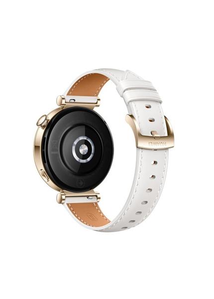 HUAWEI Watch GT 4 41mm, Gold/White Leather HUAWEI Watch GT 4 41mm, Gold/White Leather