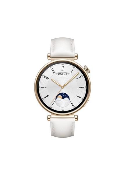 HUAWEI Watch GT 4 41mm, Gold/White Leather HUAWEI Watch GT 4 41mm, Gold/White Leather