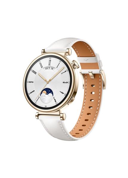 HUAWEI Watch GT 4 41mm, Gold/White Leather HUAWEI Watch GT 4 41mm, Gold/White Leather
